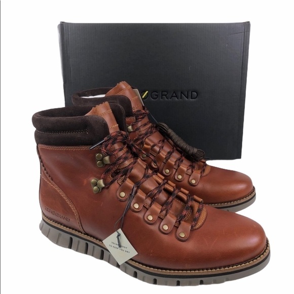 Cole HAAN ZEROGRAND Hiker Boots Leather C30405